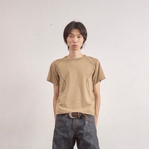 【残り一点】Panelled Half Sleeve T-Shirt