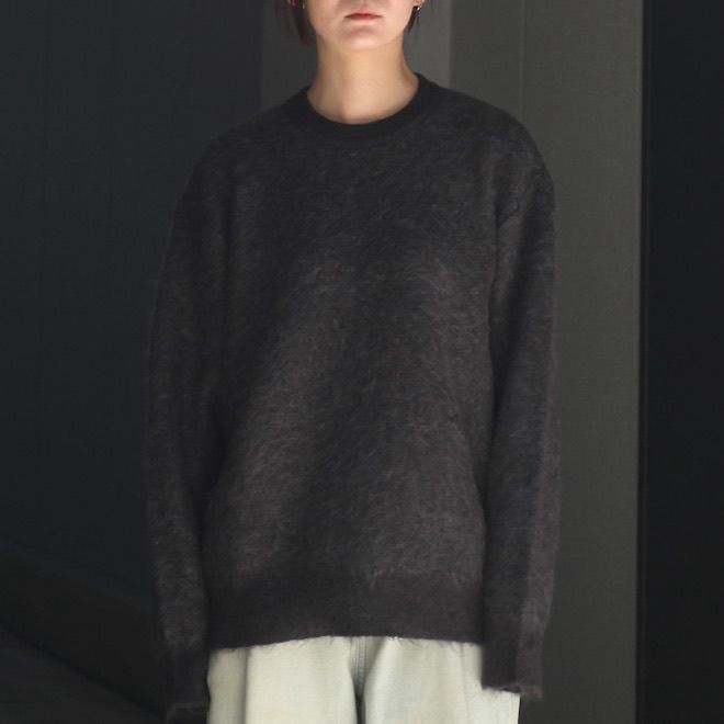 【残りわずか】Kid Mohair Mix Jacquard Knit LS