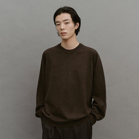 【残り一点】Whole Garment Crew-Neck Knit