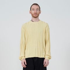【残り一点】Random Rib Crewneck Sweater