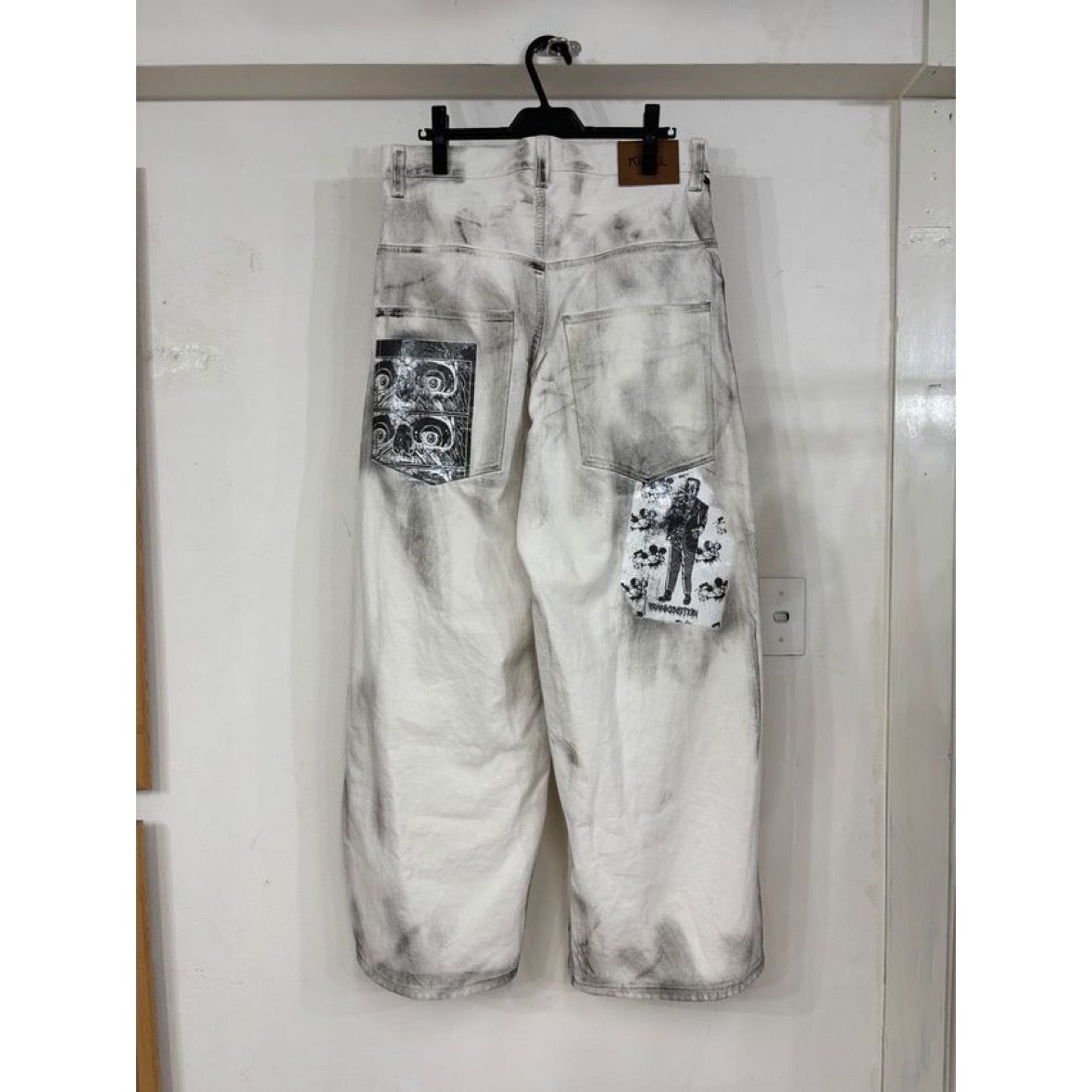 【残り一点】Paper Bonding Rubber Coating Denim Pants