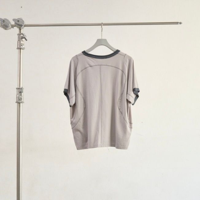 【残り一点】Panelled Half Sleeve Ringer T-Shirt