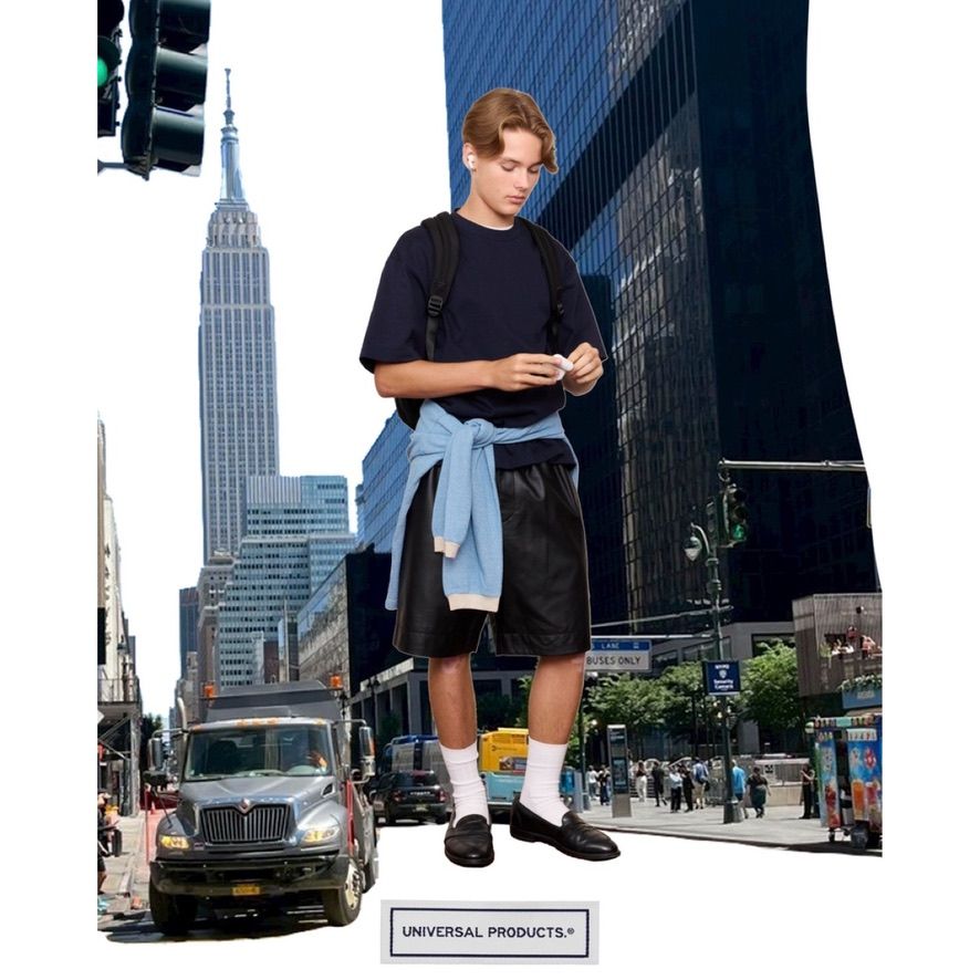 【残り一点】Leather Easy Shorts