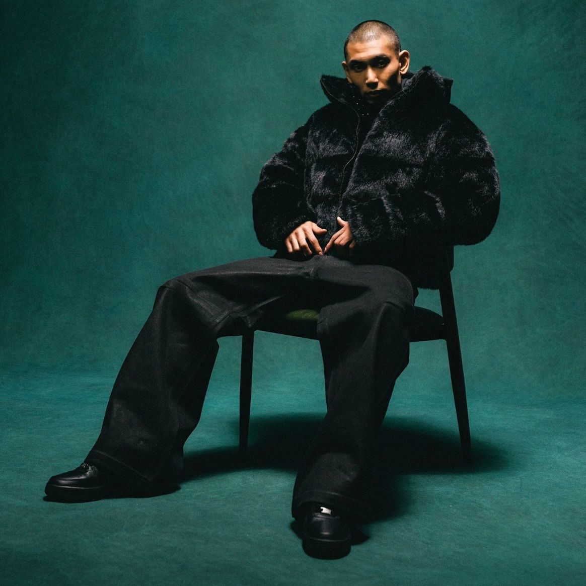 【残り一点】Faux Fur Down Jacket