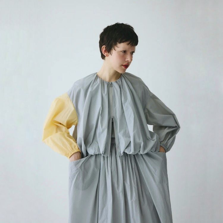 【残り一点】Balloon Hem Nylon Blouson