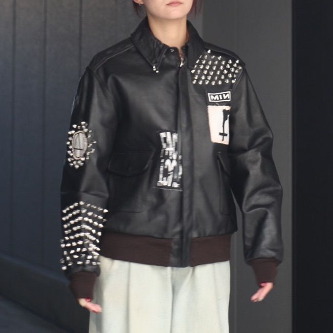 【残り一点】Bootleg Flight Leather Jacket(BROWN CORE)