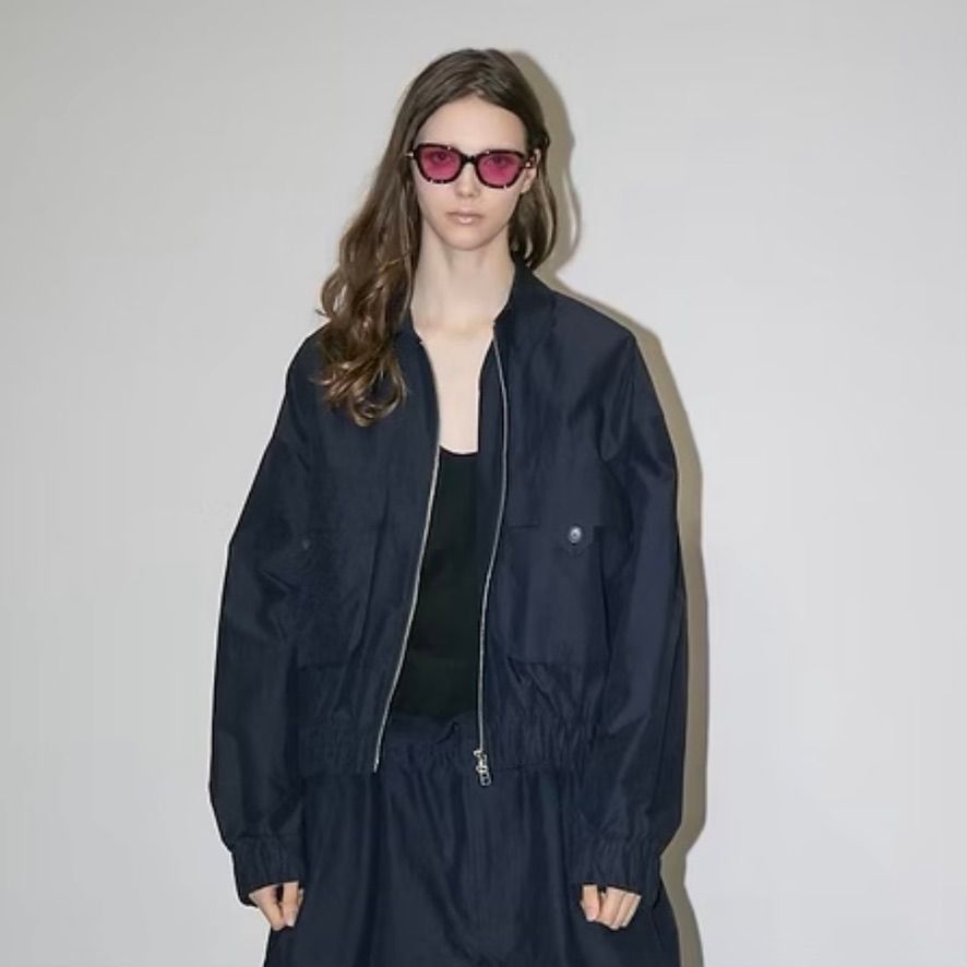 【残り一点】MBLパッチロゴジップブルゾン