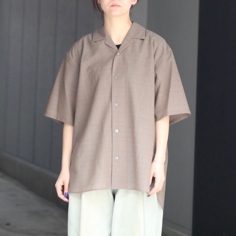 【残り一点】Open Collar Shirt_C