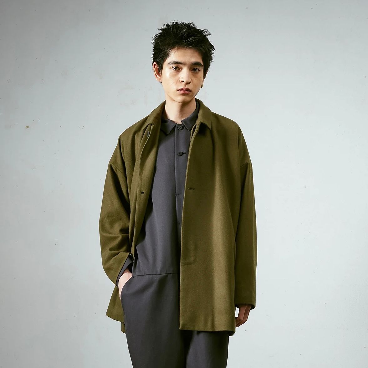 【残り一点】メルトンBIGハーフコート
