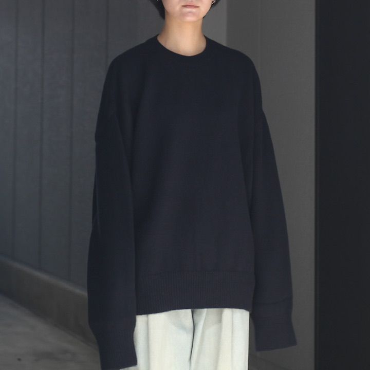 stein - 【残りわずか】EX Fine Lambs Crew Neck Knit LS | ACRMTSM