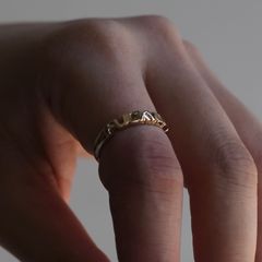 【お取り寄せ注文可能】K10 Fuckyou Ring(GOLD)