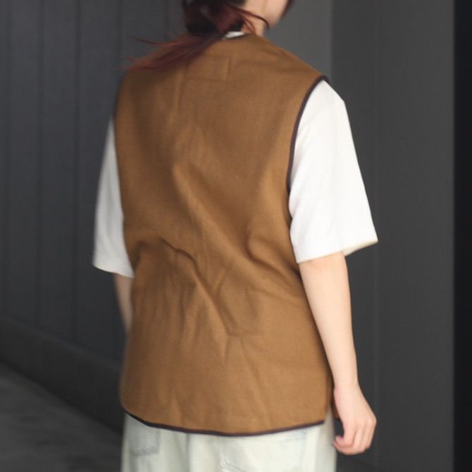 【残り一点】Warm Pile Waistcoat Zip In Liner