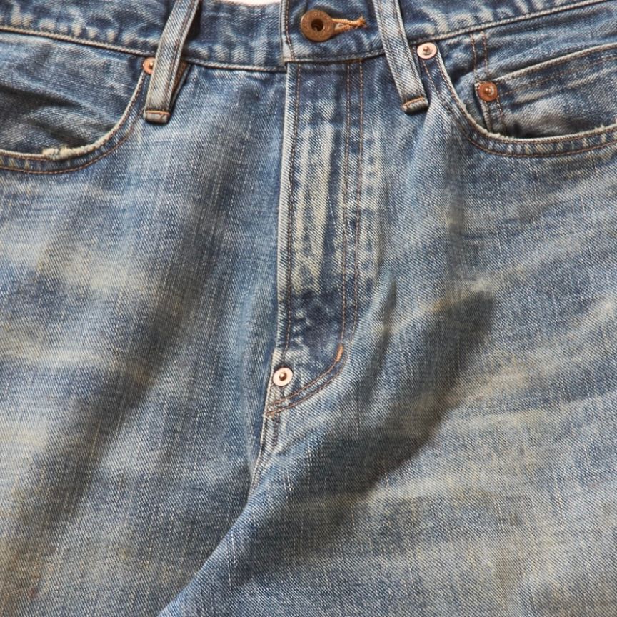【残り一点】Faded Modern Denim Pants Wide Cut