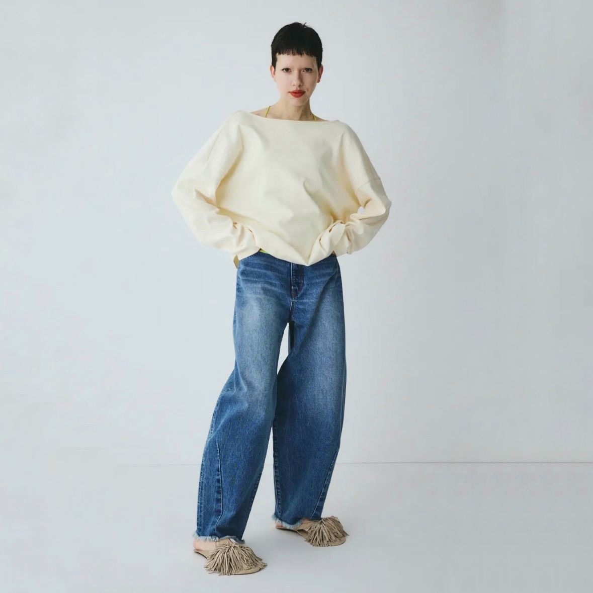 【残り一点】2way Over Size Cut Tops