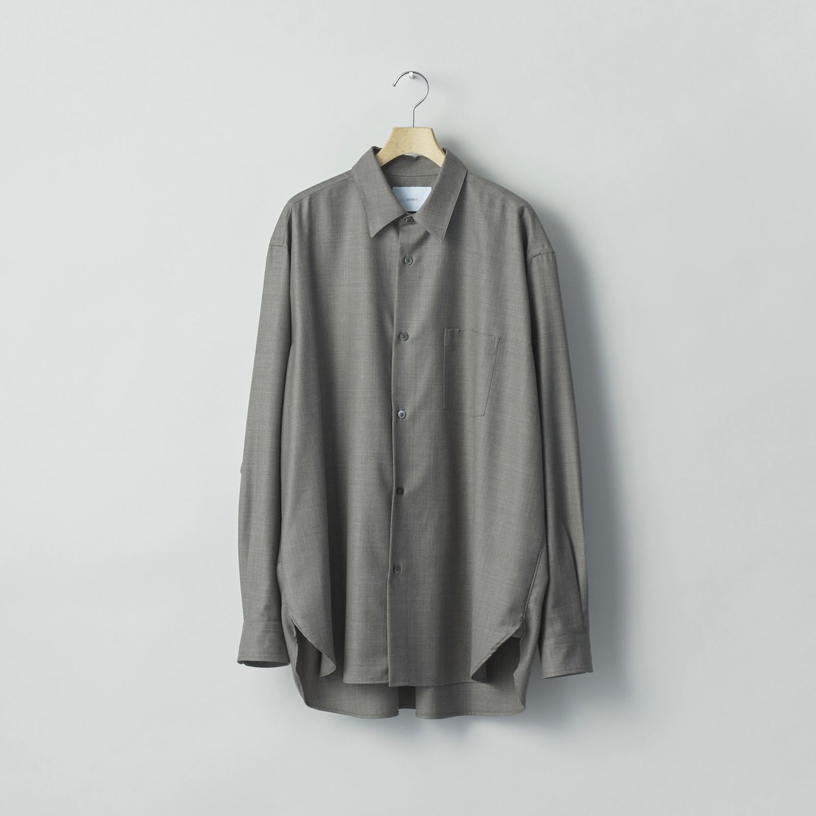 【残り一点】Extra Fine Wool Oversized Regular Collar Shirt