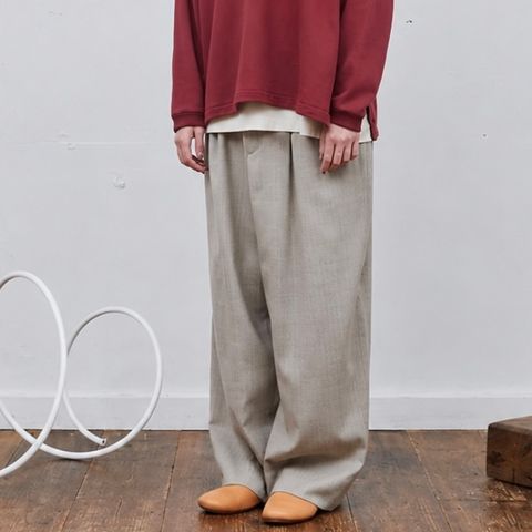 【残り一点】よそいきシンプル2タックワイドPT