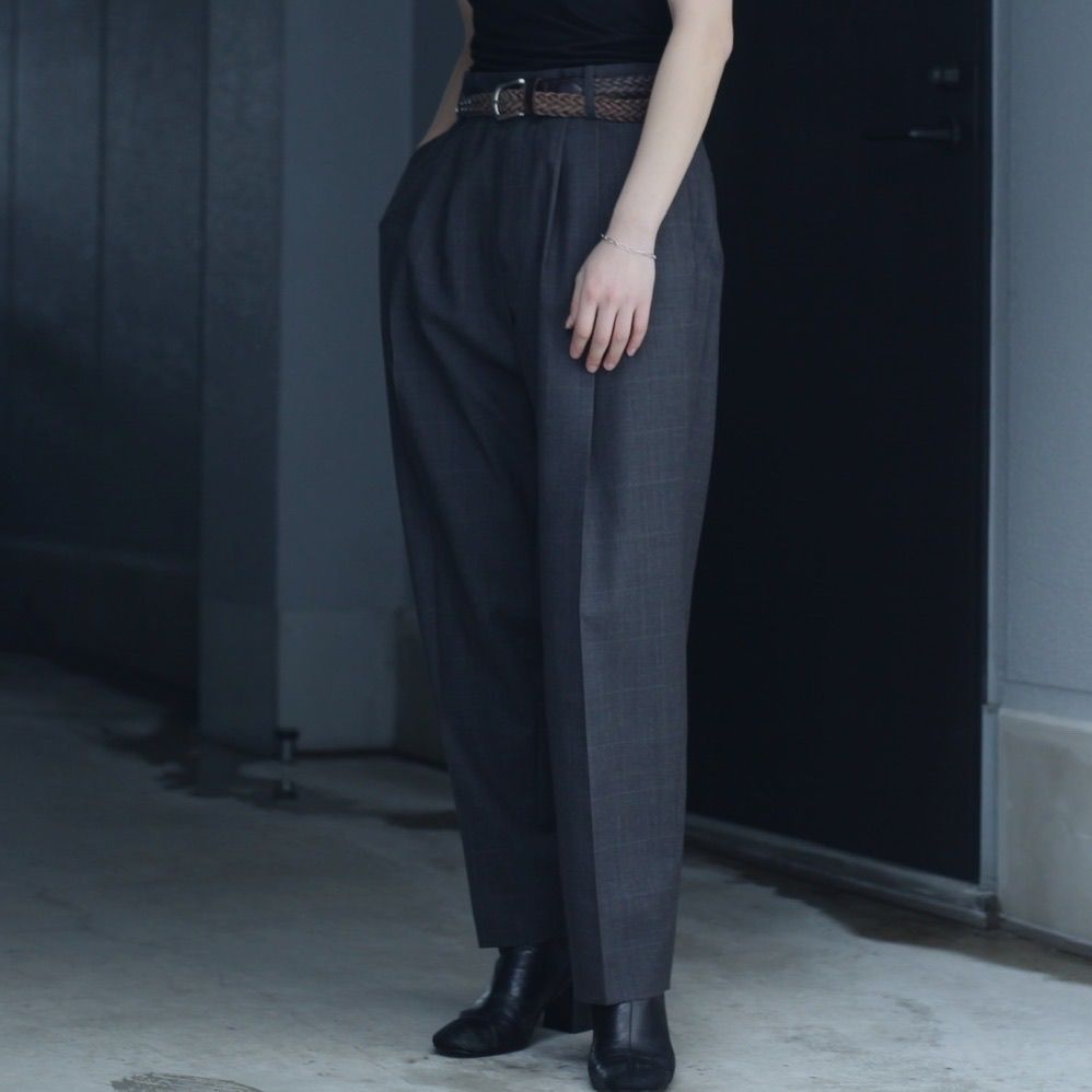 ブラック系,S【再入荷！】stein 20ss Wide Tapered Trousers sサイズ スラックス  メンズブラック系S￥16,537-gallery-rin.com