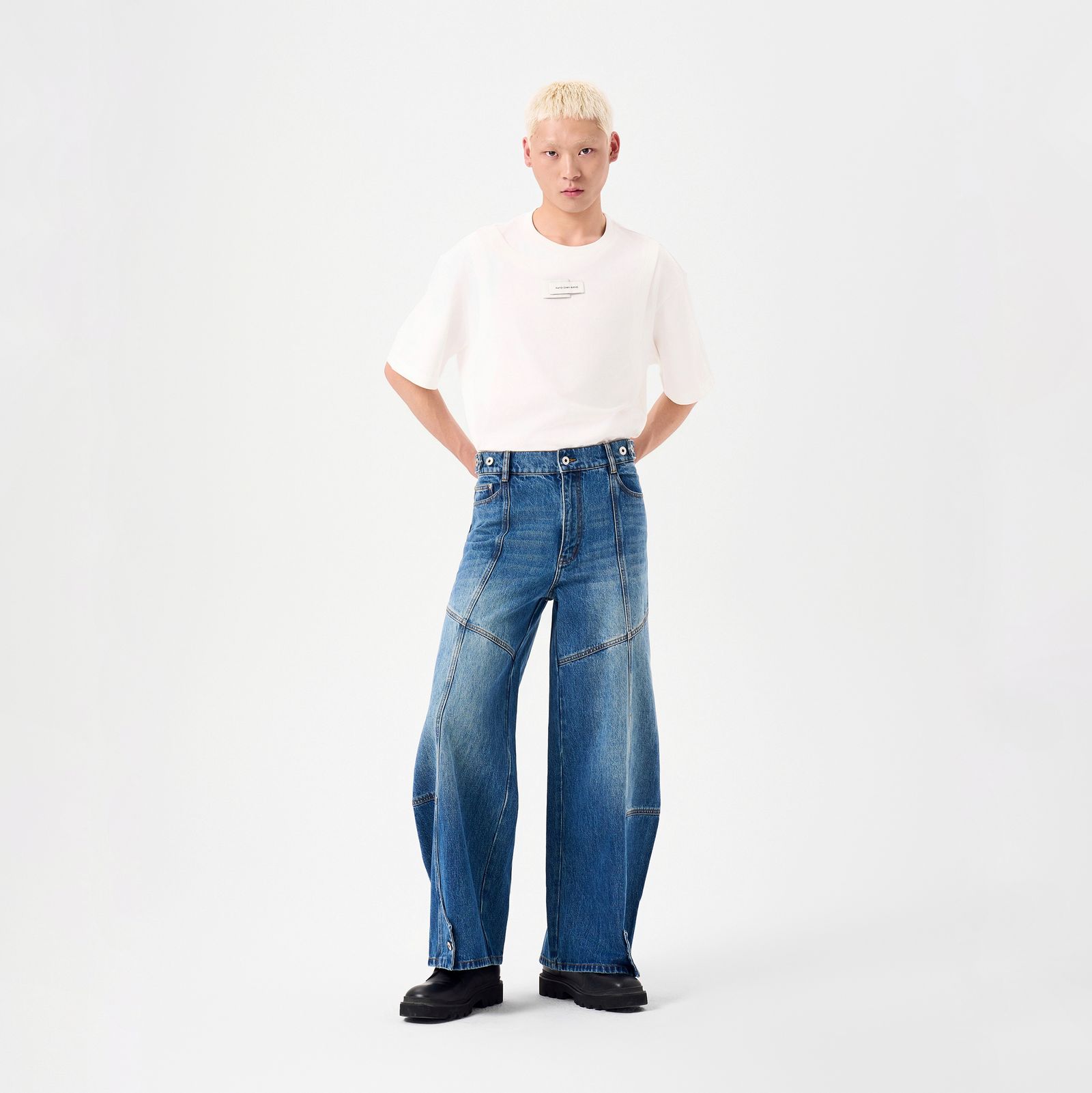 【残り一点】Patched Denim Trousers