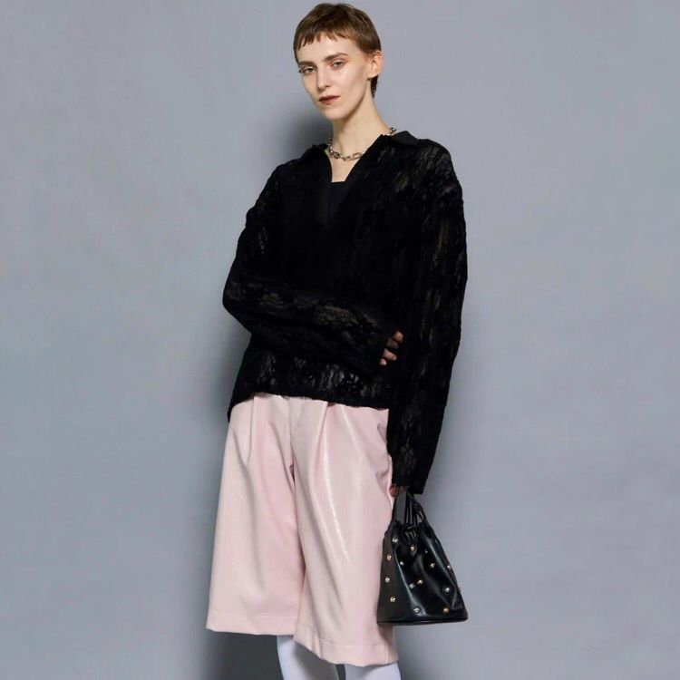 【残り一点】Multi Fabric Drawstring Bag