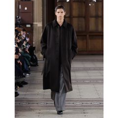 【残りわずか】Wool Cashmere Raglan Sleeve Balmacaan Coat