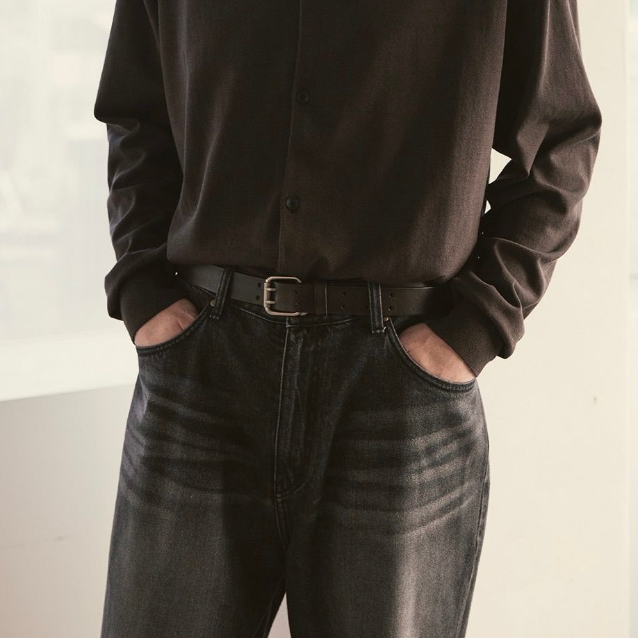 【残り一点】Double Prong Leather Belt