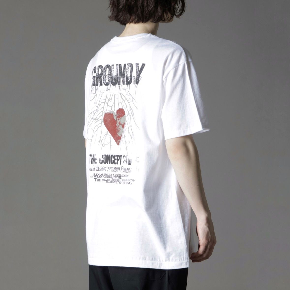【残り一点】Print Tee(HEART)
