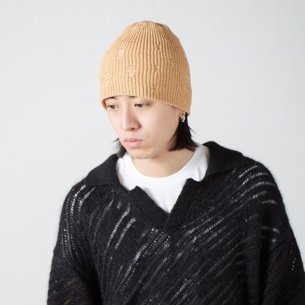 【残りわずか】Damage Summer Knit Beanie