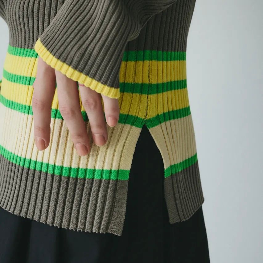 【残り一点】Randam Border Knit Tops