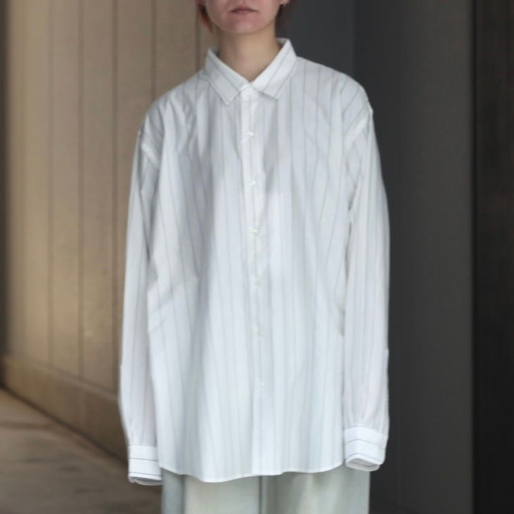 【残りわずか】46G Atmosphere Stripe Shirt