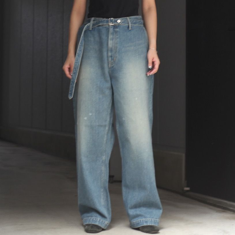 【残り一点】Belted Trousers(USED FADE)