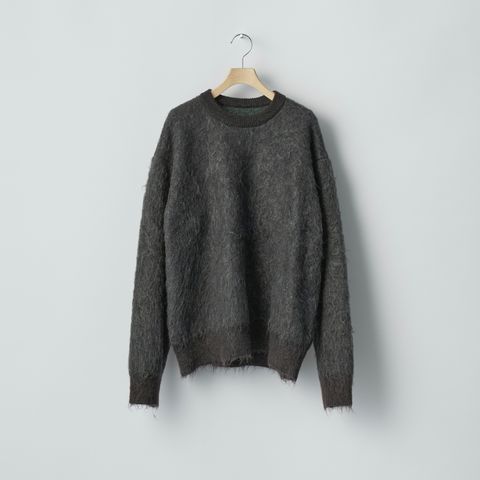 【残りわずか】Kid Mohair Mix Jacquard Knit LS