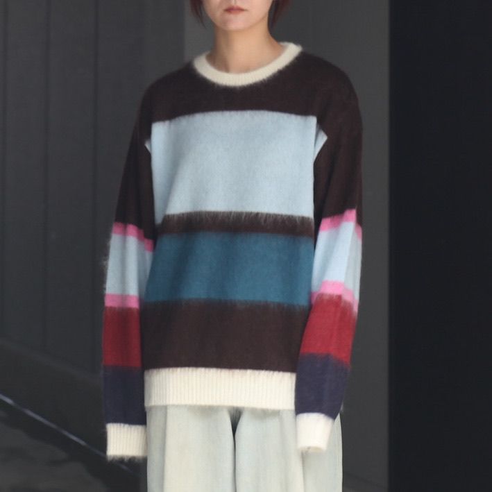 【残りわずか】Mohair Border Sweater