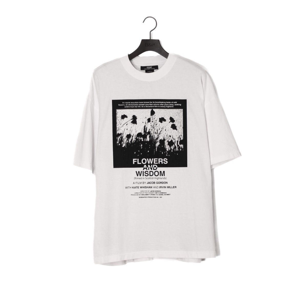 【残り一点】Oversized Garment Dye T-shirt(FLOWER)