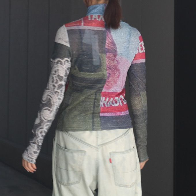 【残り一点】Graphic Glitter Tops
