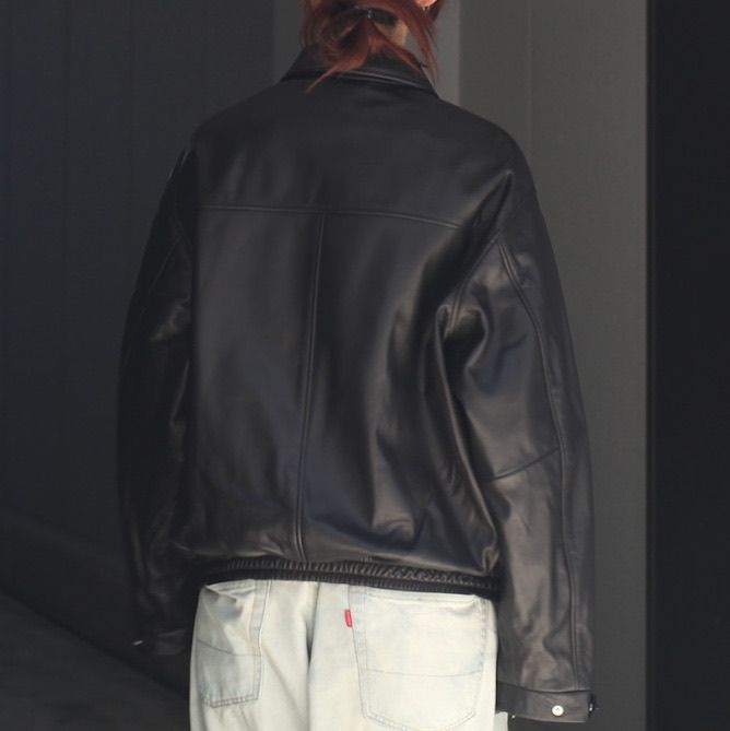 【残りわずか】Leather Blouson