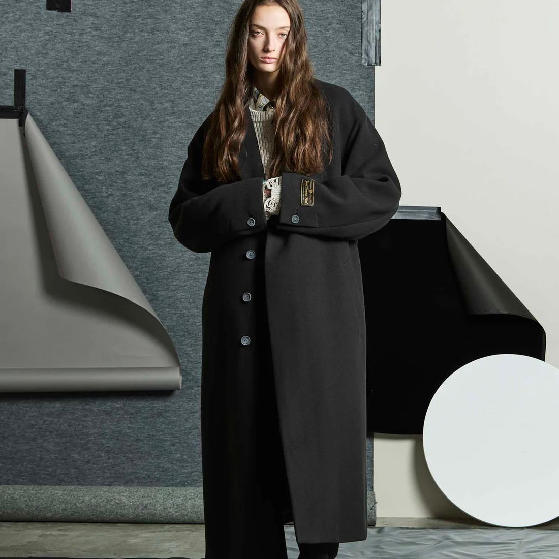 MAISON SPECIAL Super170s Chesterfieldコート 25AW PRE-ORDER】Super170s Prime-Over Melton Chesterfield Coat