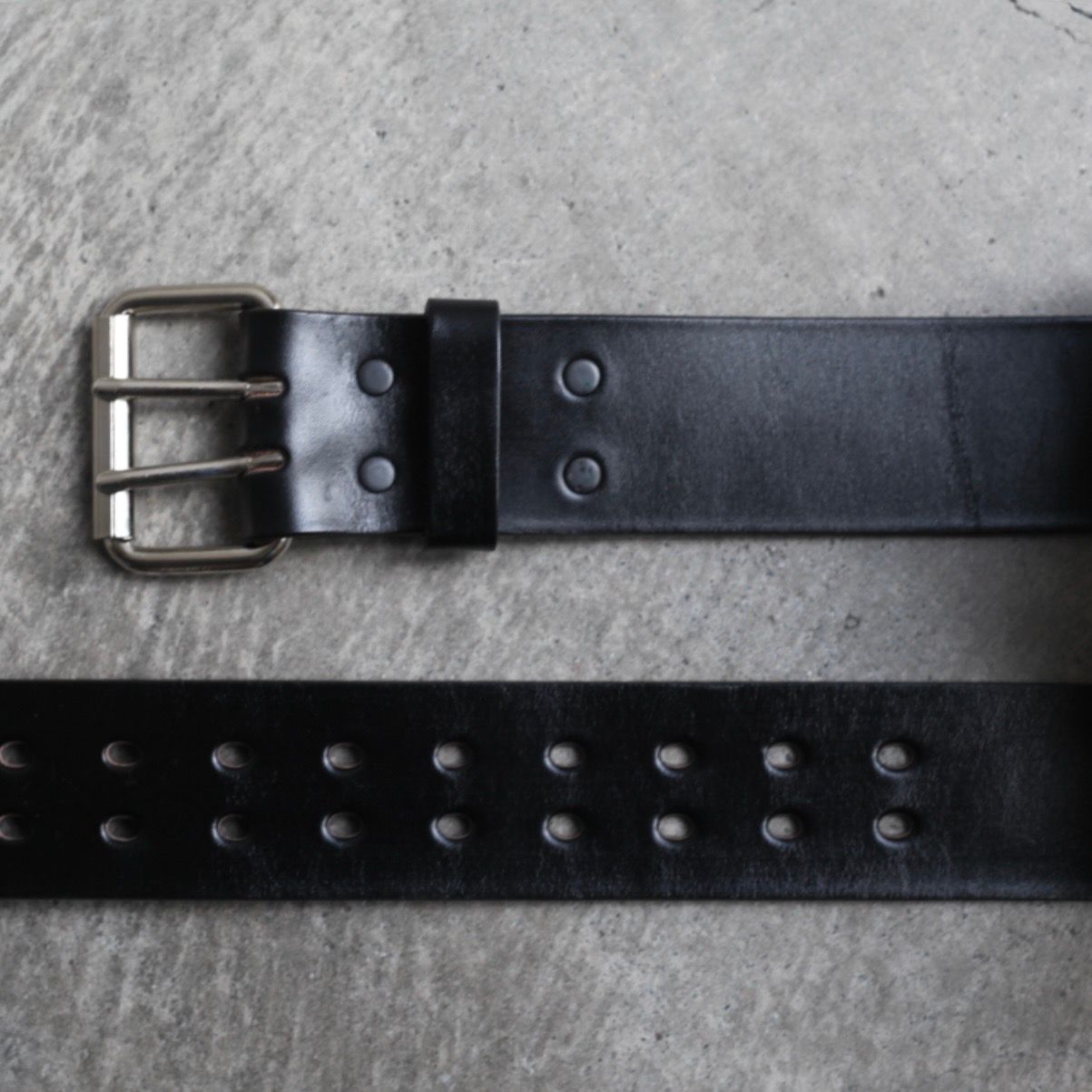 【残り一点】2 Inch Wide Tongue Belt(BLACK)