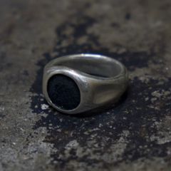 【お取り寄せ注文可能】Leather Jewel Ring