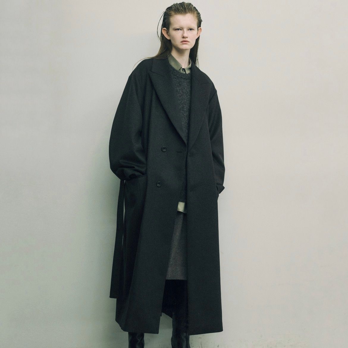 【残り一点】Wool/Cashmere Fleece Easy Short Trousers