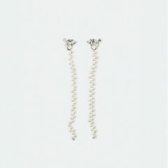 【お取り寄せ注文可能】Baroque Pearl Twin Univen Long Earrings