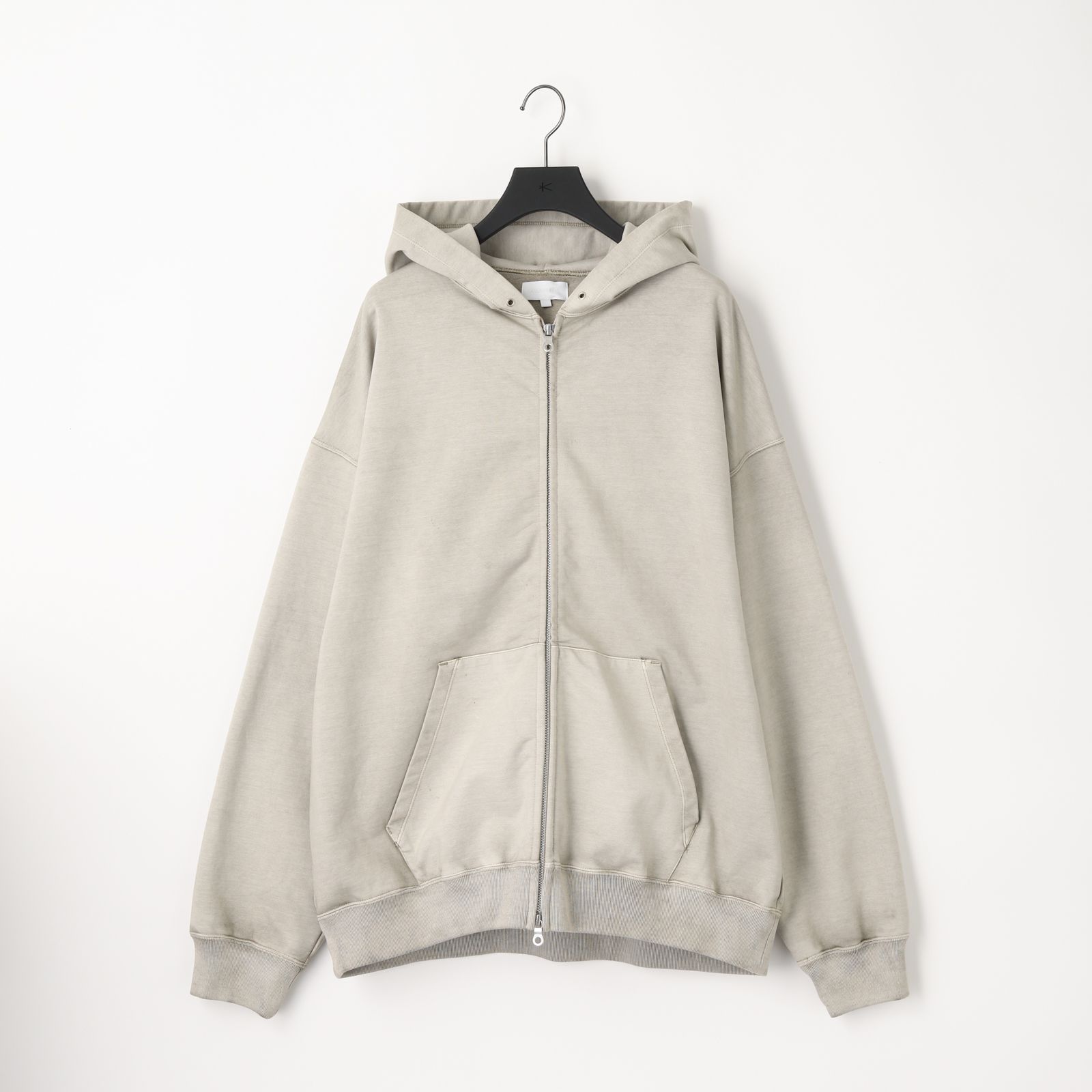 ゆ*い様 kanemasa phil 36G Zip Hoodie チャコール KANEMASA PHIL. 36G Zip Hoodie | MusterWerk Sud.