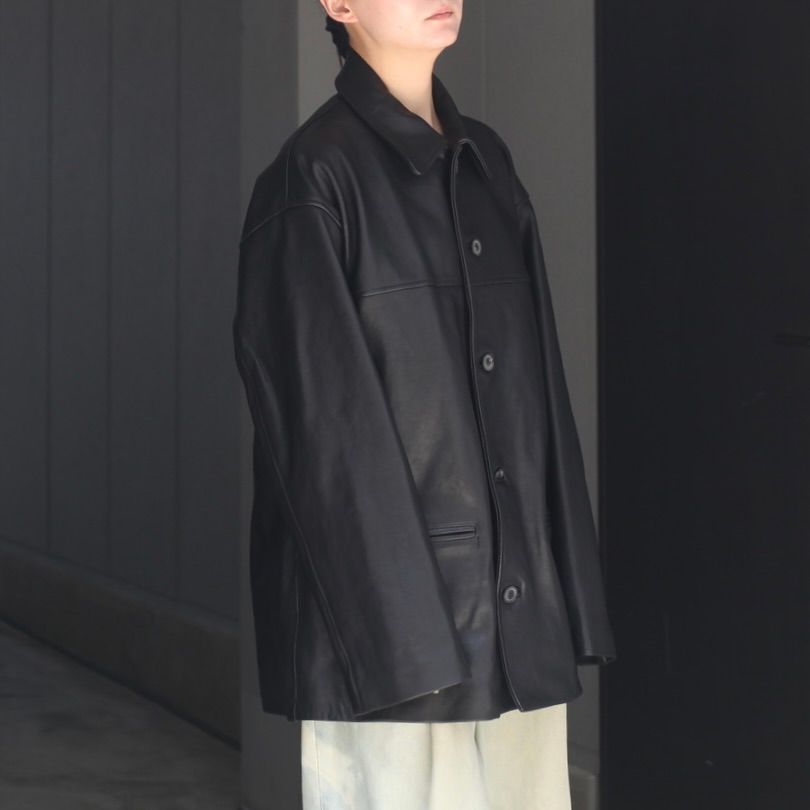 【残りわずか】Lambleather Car Jacket