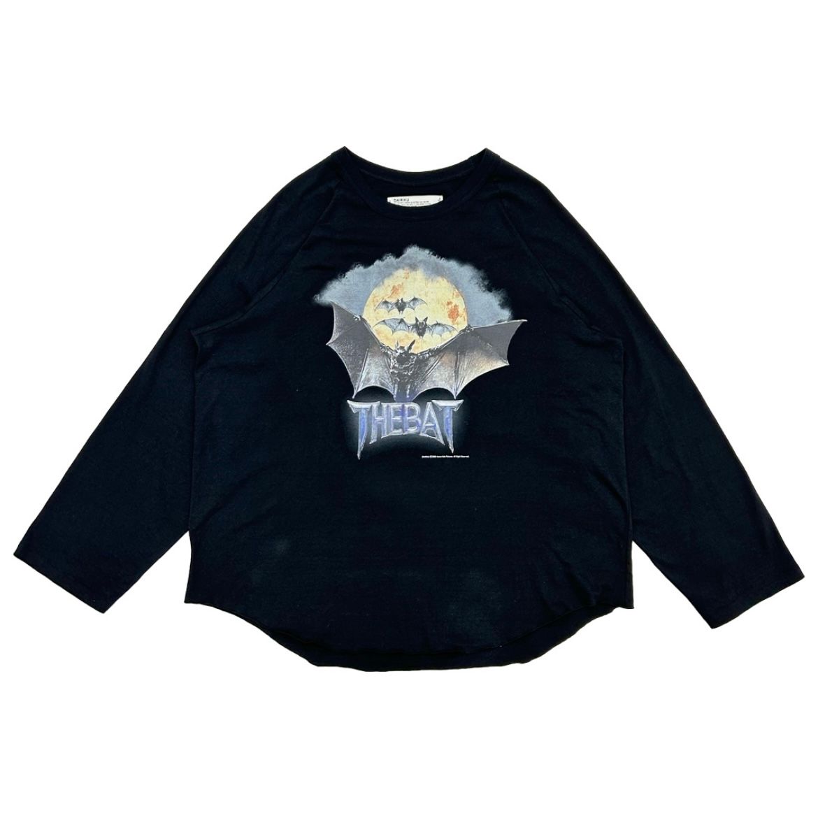 【国内買付】DAIRIKU THE BAT ツアー ロゴ ラグランTシャツ DAIRIKU tシャツ / ダイリク ”THE BAT” Tour Raglan Tee メンズ