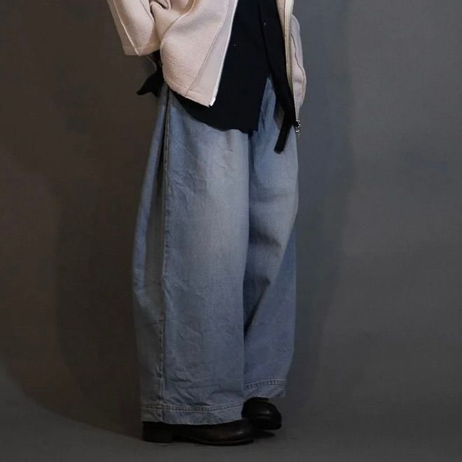 【残り一点】12OZワイドデニムパンツ(USED)