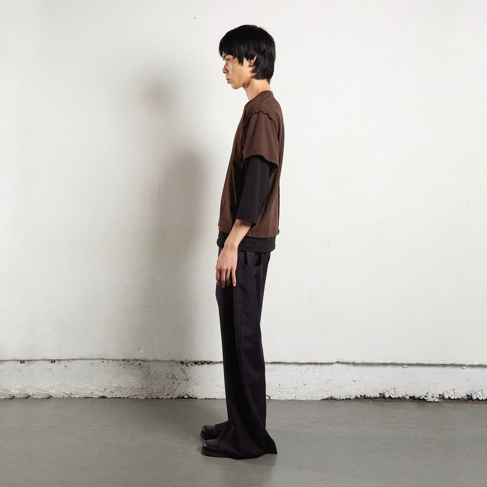 【残り一点】Double Layered 3/4 Sleeve T-Shirt
