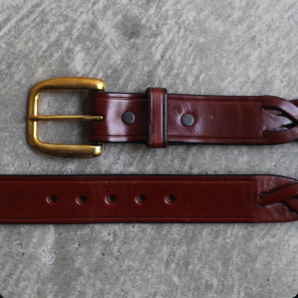 【残り一点】1/4 Braided Belt(OAKBARK)