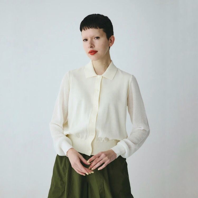 【残り一点】Sheer Sleeve Cardigan