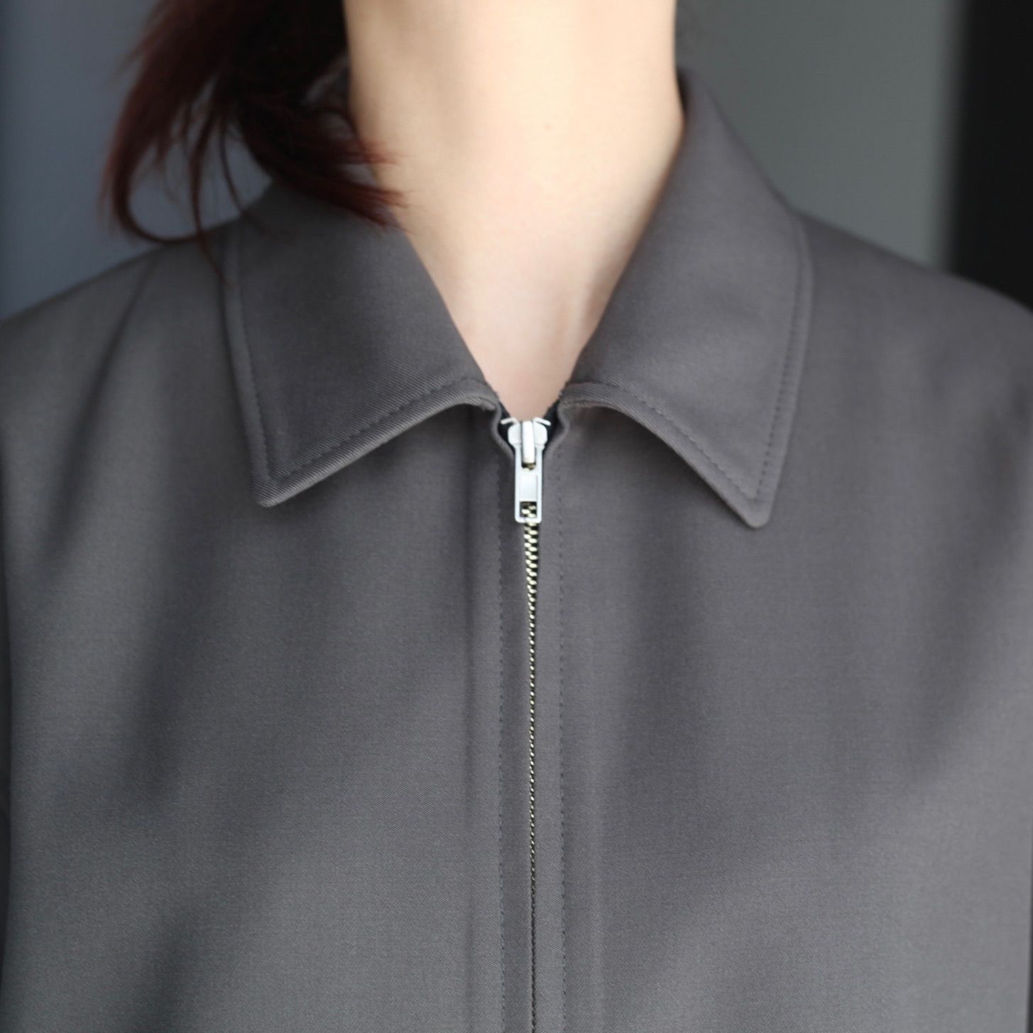 【残り一点】Back Satin Harrington Jacket