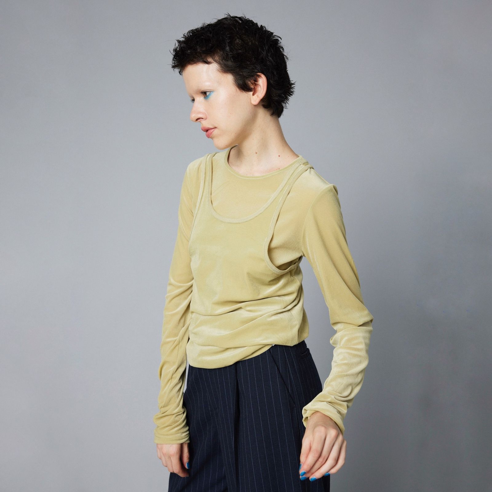 【残り一点】Velour Tank Top