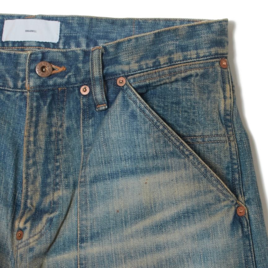 【残り一点】Faded Modern Denim Pants Painter Cut